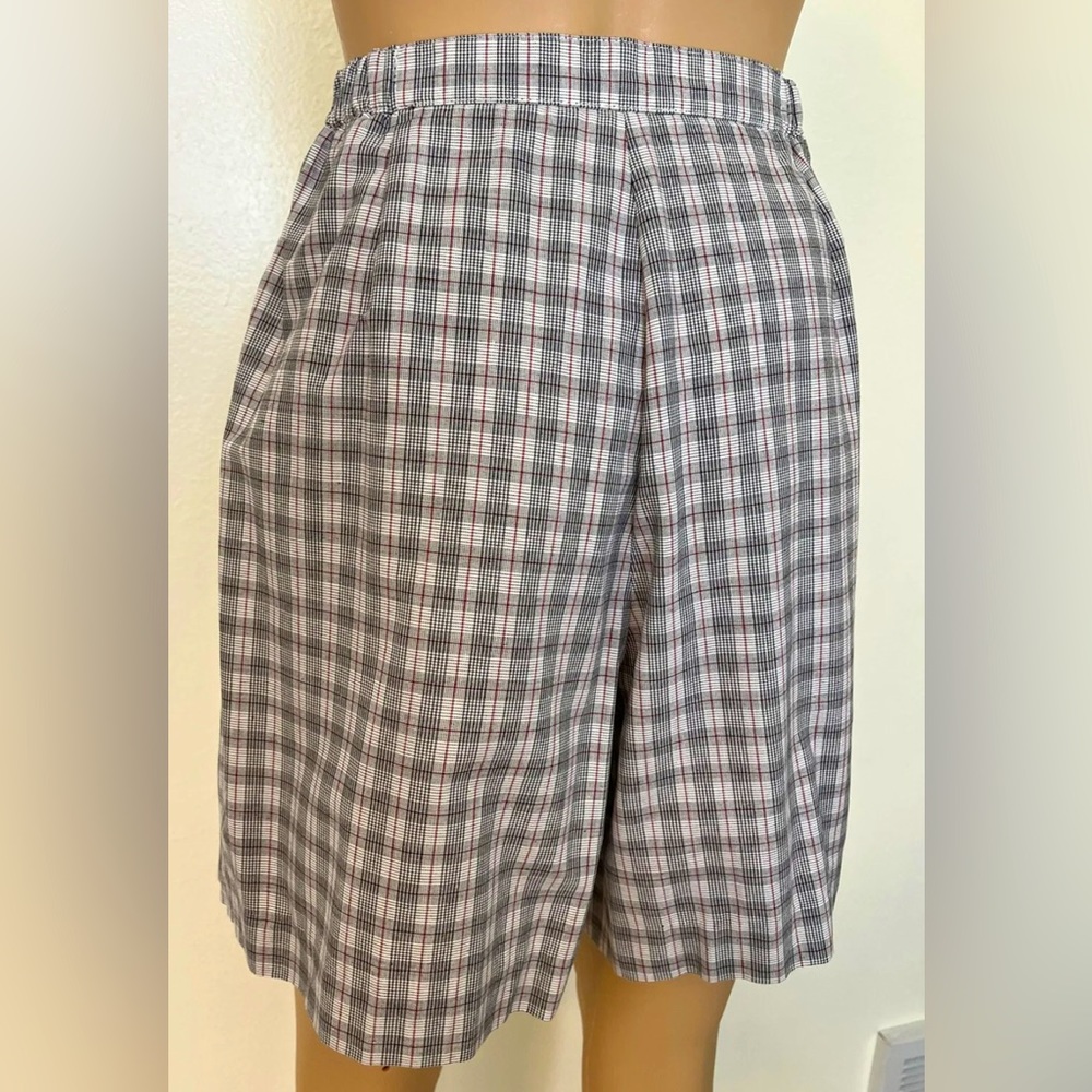 Sun Daze By Nancy Haley-60's/70's Vintage, Plaid, USA, Preppy, Shorts. Size-12 - Picture 7 of 9